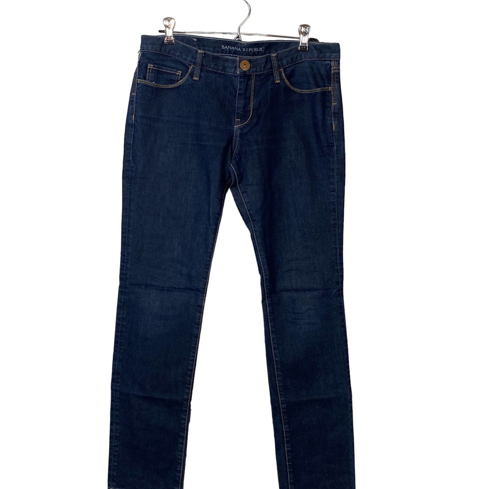 Banana Republic Low Rise Skinny Jean Women 28P Petite Zip Closure